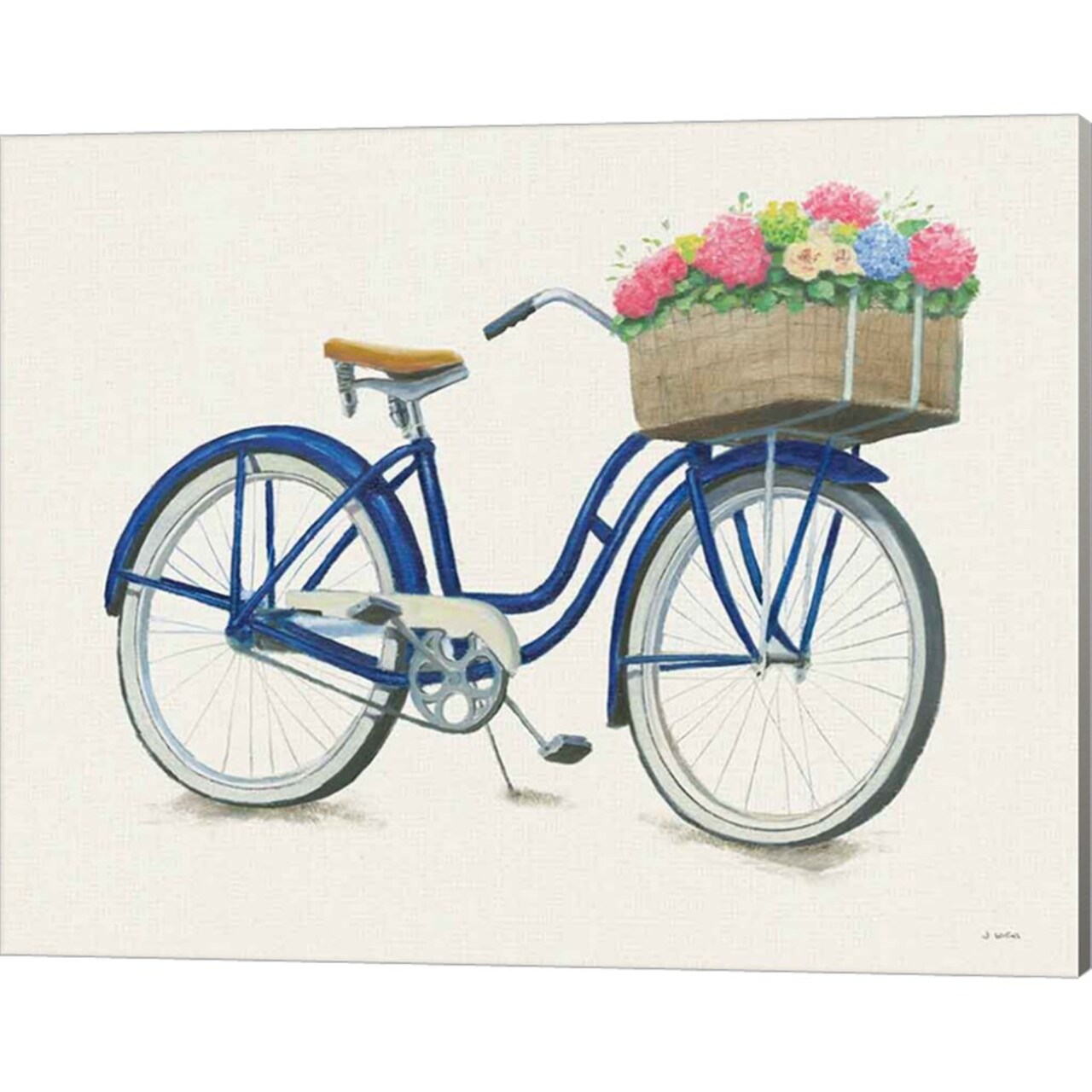 Beach Time II Neutral by James Wiens 20" x 16" Canvas Wall Art